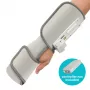 Masajeador de mano y muñeca HoMedics SR-CMH10H-GY portátil, ajuste regulable para manos y muñecas