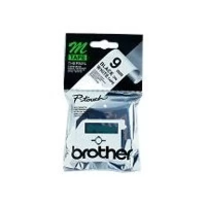 Brother M-K221SBZ cinta para etiquetas, 9 mm x 4 m, negro sobre blanco
