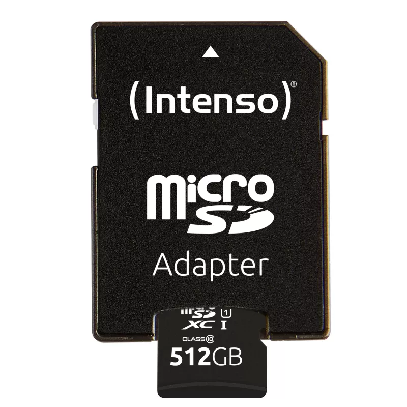 Memoria flash Intenso 512GB UHS-I microSD CL10