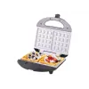 Sandwichera Camry Premium CR 3018 700 W negra, plateada