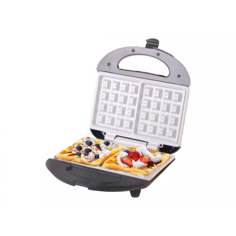 Sandwichera Camry Premium CR 3018 700 W negra, plateada
