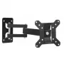Soporte de pared para TV LIBOX LB-200 para 17 inch–32 inch (43,2–81,3 cm), VESA 50×50–100×100, máx. 25 kg, negro