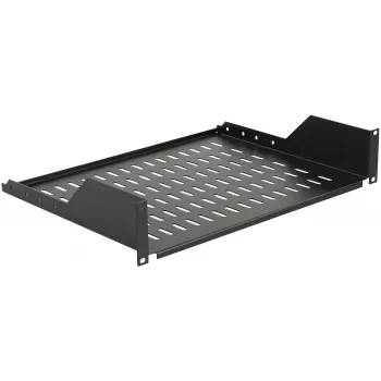 Bandeja para rack LOGON RAS210BL negro 30 kg capacidad de carga 19 pulgadas