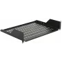 Bandeja para rack LOGON RAS210BL negro 30 kg capacidad de carga 19 pulgadas