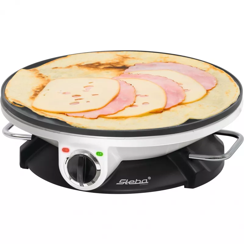 Steba CR 32 - plancha para crepes - 1,2 kW - negro/blanco