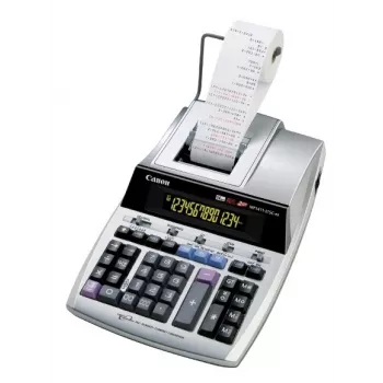 Calculadora de sobremesa Canon MP1411-LTSC con impresora Plateado