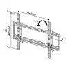 Soporte de pared para TV TB hasta 65