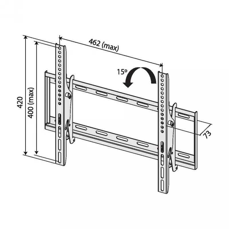 Soporte de pared para TV TB hasta 65