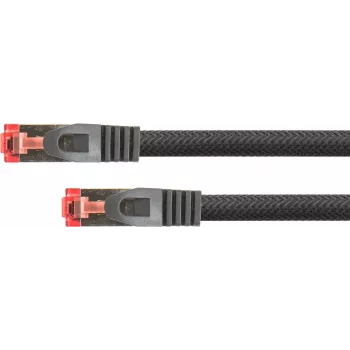 Cable de red Python 8063PY-200S RJ-45 Cat6 20 m negro