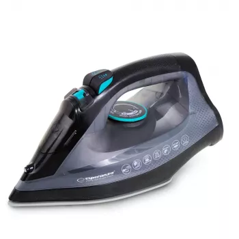 Plancha de vapor Esperanza EHI010 con suela cerámica Gris, Negro 2600 W