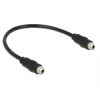 Cable de audio 3,5 mm DeLOCK 85115 0,25 m negro