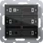 Gira Sensor táctil 4 Comfort 3 canales KNX, modelo 504300