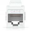 UBIQUITI CAT6 KEYSTONE COUPLER, PACK DE 12. ACOPLADOR KEYSTONE CAT6 PASANTE PARA CONECTAR SIN PROBLEMAS CABLES ETHERNET PRECONFECCIONADOS
