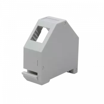 Logilink | adaptador para carril DIN para 1 módulo keystone RJ45 | MP0053