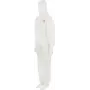 hh SMS tejido de spunbond-meltblown-spunbond de 3 capas GT700000588 blanco, cremallera L