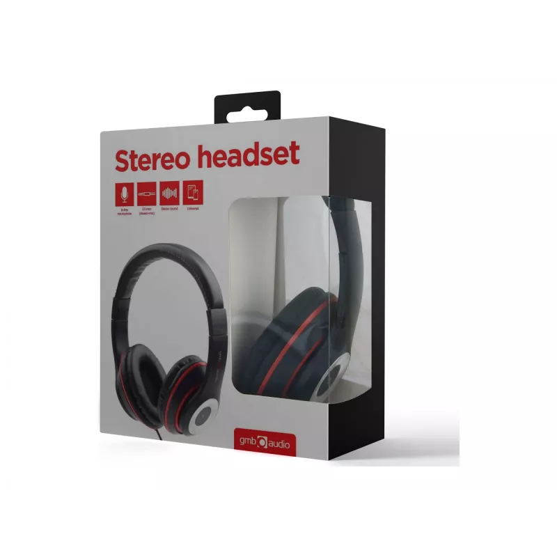 AURICULARES LOS ANGELES BLACK/MHS-LAX-B GEMBIRD
