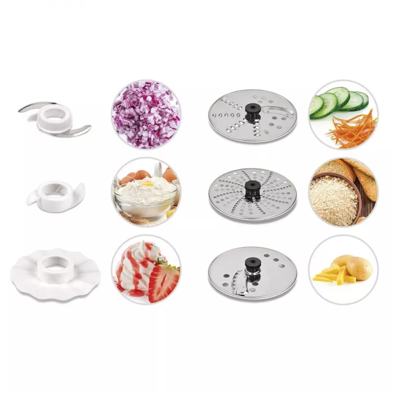 Robot de cocina G3 Ferrari G20099 1000 W 3 l Transparente, Blanco