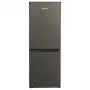 Frigorífico combi MPM MPM-215-KB-39/E — 215 l, congelador abajo, Dark Inox, puertas reversibles, iluminación LED