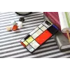Funda protectora iKins para Apple iPhone 8/7 Mondrian negro