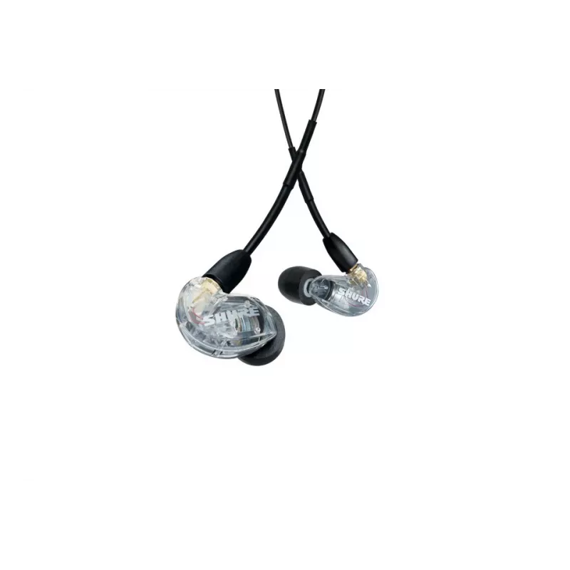 Shure AONIC 215 - Auriculares in-ear con transductor único y cable de 3,5 mm (transparente)