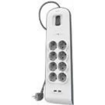Regleta de enchufes Belkin 900J BSV804VF2M-V2 — 8 tomas Schuko, 2 puertos USB-A