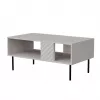 Mesa de centro Cama LUCCA banco/mesa 100x55x46 cashmere, tablero rectangular gris