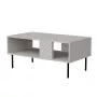 Mesa de centro Cama LUCCA banco/mesa 100x55x46 cashmere, tablero rectangular gris