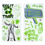 Pegatina de pared Paladone Beetlejuice diseño PP13439BJ – set de pegatinas decorativas de pared