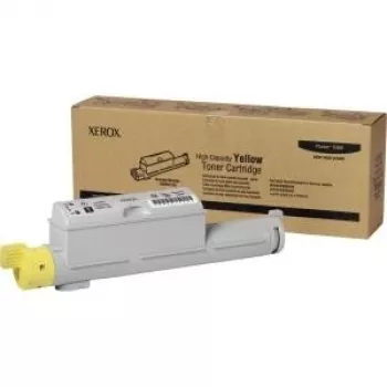 Xerox Phaser 6360 - Alta capacidad - Amarillo - original - cartucho de tóner - para Phaser 6360DA, 6360DB, 6360DN, 6360DT, 6360DX, 6360N
