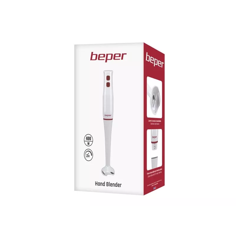 Batidora de mano Beper P102FRU003 Rojo Blanco