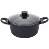 Olla BALLARINI 75002-920-0 redonda negra aluminio 20 cm