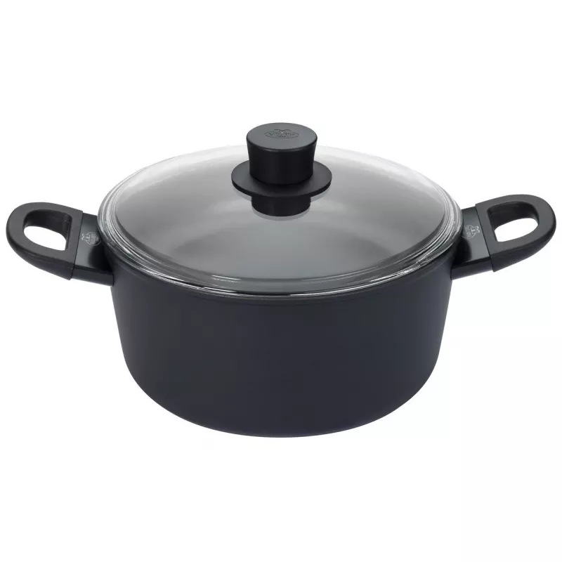 Olla BALLARINI 75002-920-0 redonda negra aluminio 20 cm