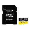 Tarjeta de memoria Silicon Power Inspire 512 GB MicroSDXC V30 UHS-I U3 A2 4K + Adaptador (SP512GBSTXLA2V1NSP)