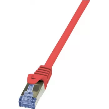 Cable de red LogiLink Cat6a S/FTP RJ-45 1,5 m rojo