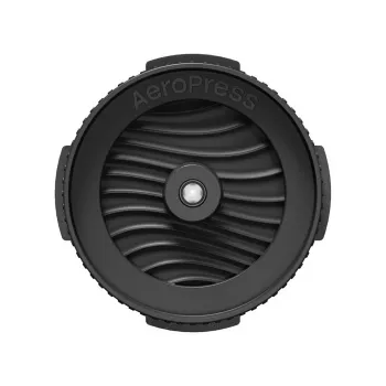 Tapa de filtro AeroPress Flow Control para cafetera negra