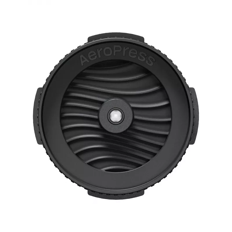 Tapa de filtro AeroPress Flow Control para cafetera negra
