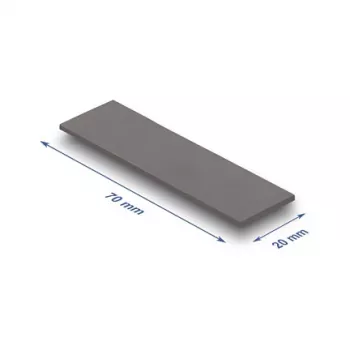 Almohadilla térmica DeLOCK 18474 3 W/m·K gris 20x70x1,75 mm