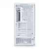 Caja de PC Midi Tower Lian Li LANCOOL 207 — blanca, panel transparente, compatible con ATX/MicroATX/MiniITX, sin fuente de alimentación