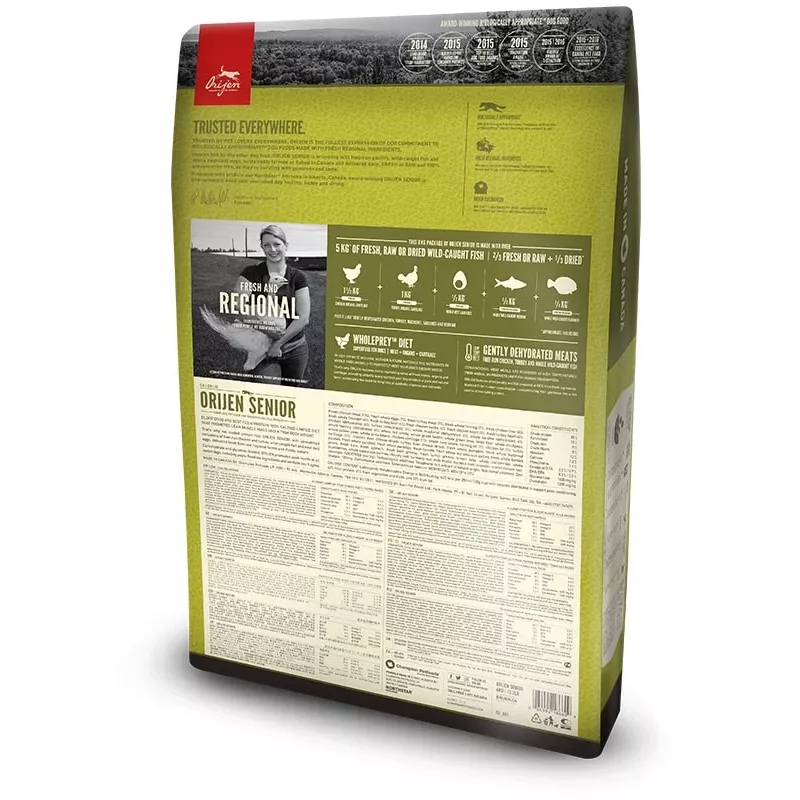 ORIJEN Senior - Comida seca para perros - 6kg