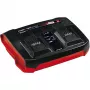 Einhell Power-X-Twincharger 3 A cargador de batería para interior negro - rojo (4512069)
