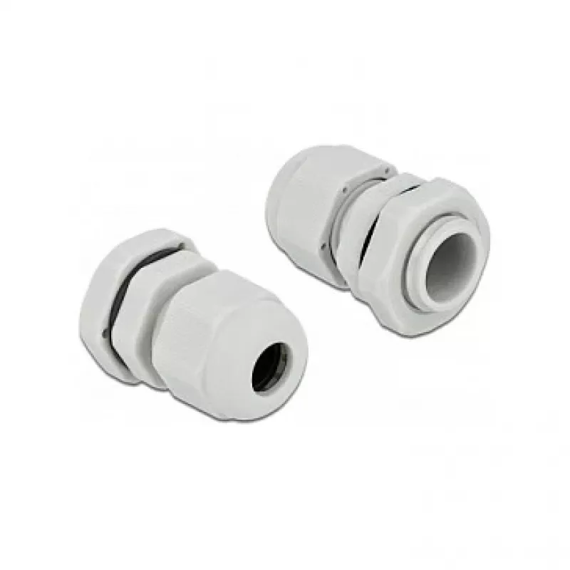 Prensaestopas DeLOCK 60195 gris plástico 10 uds.