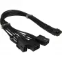 Adaptador de alimentación PCIe INTER-TECH GPU-02 12-Pin a 3×8-Pin (cable de 34 cm)