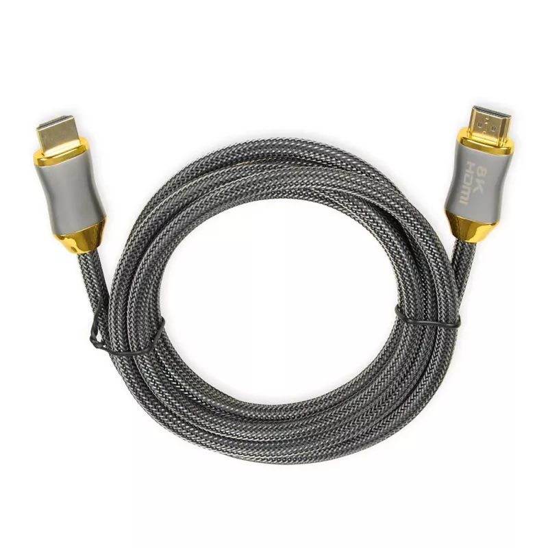 Cable HDMI IBOX HD08 2 m, HDMI Type-A macho-macho, HDMI 2.1, plateado