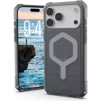 UAG Urban Armor Gear Funda Essential Armor MagSafe | Apple iPhone 17 Pro Max | ash (gris transparente) | 114541113131 (114541113131)
