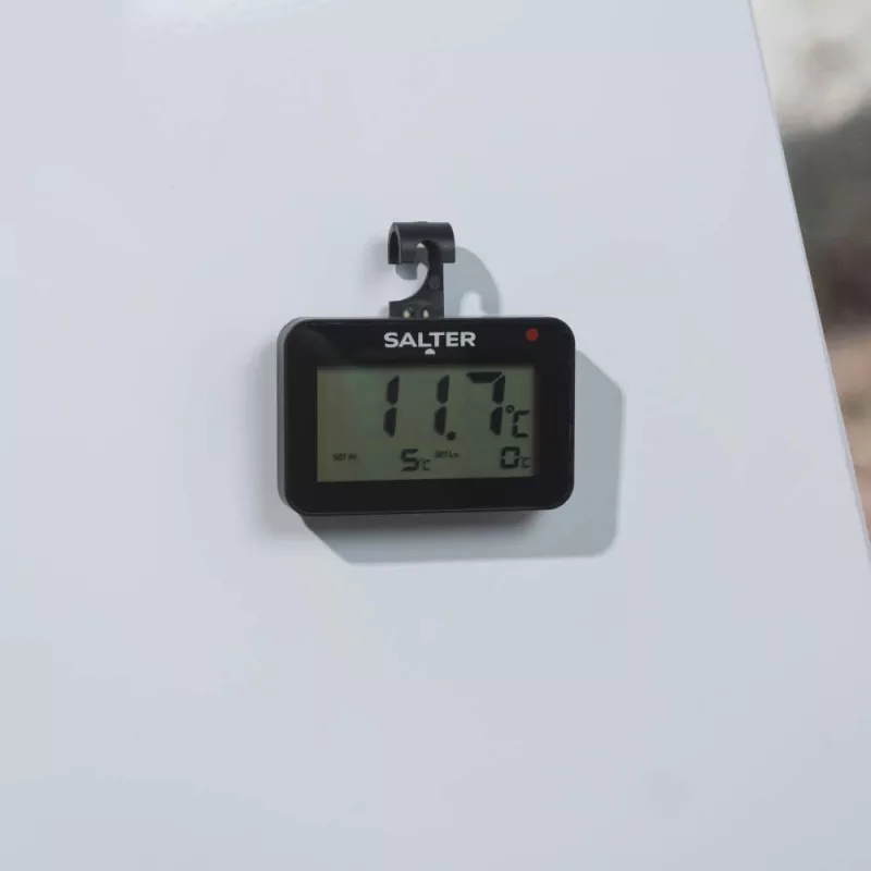 Termómetro digital para frigorífico Salter SA00574BFEU12 con LCD, rango de temperatura -20 a 50°C
