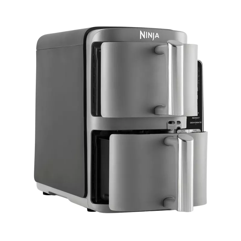 Ninja Double Stack XL Freidora de aire 2 compartimentos con sonda de temperatura SmartCook 9,5 L SL451EU