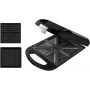 Sandwichera Cecotec | Rock'nToast Family 3in1 | 1500 W | número de placas 3 | negra