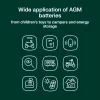 Batería AGM VRLA 6V 4Ah IP54