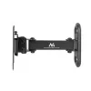 Maclean MC-416 Soporte de pared para TV y monitor 13-32 30 kg inclinable orientable máx. VESA 100x100 negro con acabado en polvo Soporte universal LED OLED LCD