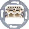 Toma de conexión de pared ShiverPeaks S/CONN maximum connectivity 2x 8/8 en paralelo sin tapa para instalación empotrable (74231-1)